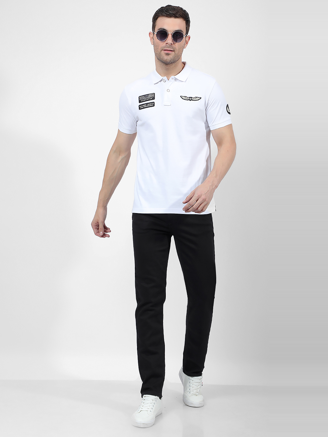 Numero Uno Men Faded Black Jeans